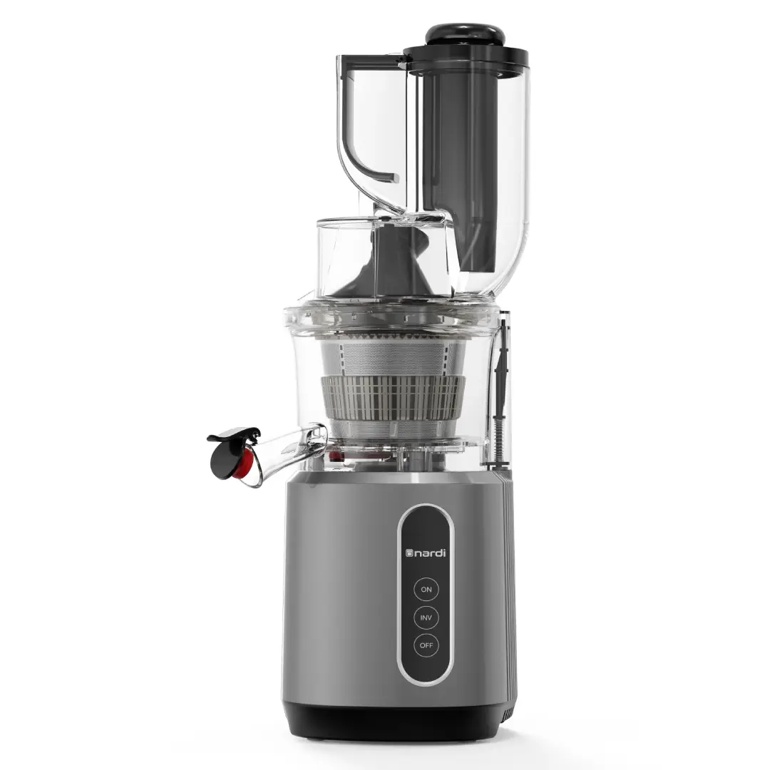 Extracteur de Jus NARDI - 3 Filtres 55Tr/min Gris Goulotte XL